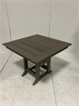 1 38^ Square Dining Table / Coastel Gray / With 4 Kelsy Dining Side Chairs