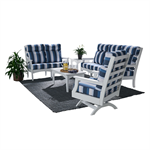 Fireside Highback Sofa, Loveseat, Swivel Rocker, Coffee Table, End Table