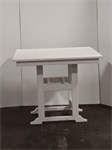 44^ Square Balcony Table ( 36^ high ) / White