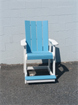 2 Fenwick Balcony Arm Chairs / White / Powder Blue / With1 Powder Blue Settee