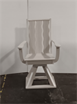 Wave Swivel Dining Arm Chair / Premium / Seashell
