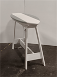 6' Surf Board Table / Premium / White / Sage