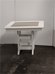 38^ Square Dining Table ( 30^ high ) / Premium / White / Birchwood
